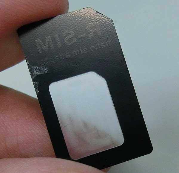SIMカード変換アダプタ