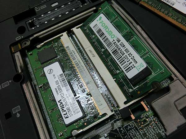x60のメモリ交換